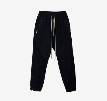 RICK OWENS Taillierte cropped Hose 38 Schwarz Wolle RP02A7313 157388780