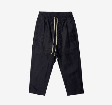 RICK OWENS Astair tapered cropped trousers 40 schwarz IWSOT339 157388809