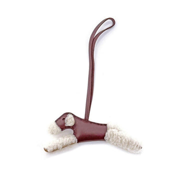 Hermes Buddy Bag Charm Ecru Dark BrownU ADQADR7E 153099786