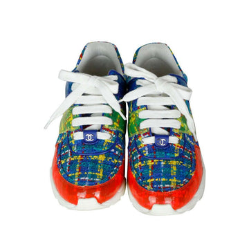 CHANEL Tweed Cruise Sneakers 14445 157391412