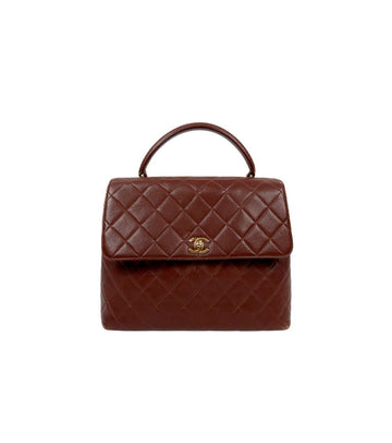 CHANEL Brown Coco Handle Tote Bag 56269 157392928