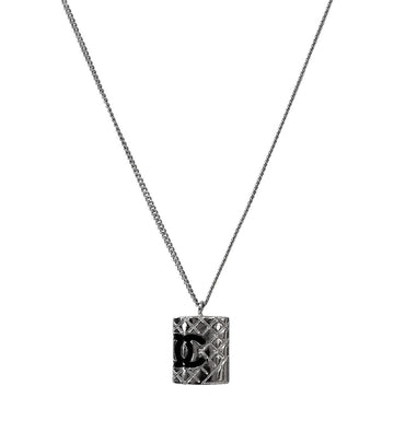 CHANEL Camellia Renew Silver Necklace 59928 157392965