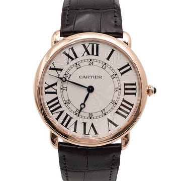 Cartier Longue Dureé 42MM Manual Leather Band Men's Watch AA64628 157394226