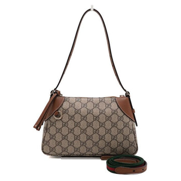 GUCCI GG Canvas Beige Emblem Kleine Schultertasche Crossbody aa64959 157394305