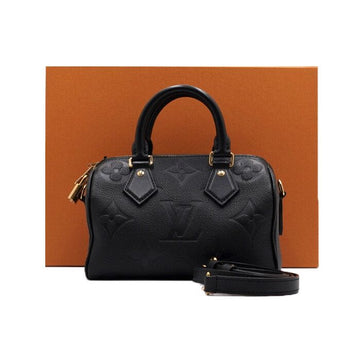 Louis Vuitton Black Monogram Empreinte Speedy Bandoulière 20 Handbag 64994 157394309