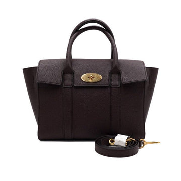 MULBERRY Kleine neue Bayswater Tote Bag aus Burgunderleder aa64955 157394315