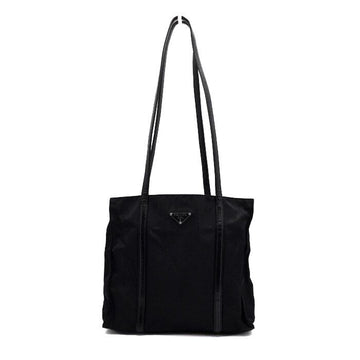 Prada Vintage Nylon Black Triangle Logo Mini Shoulder Bag B6506 157394364