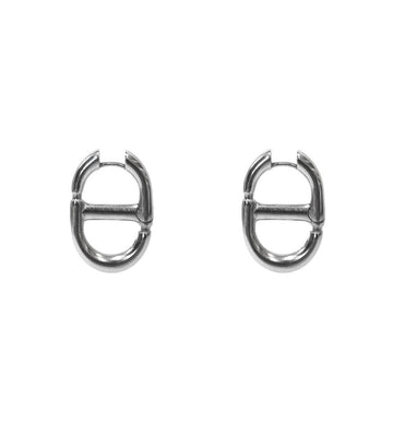 DIOR Navy CD Silber Ohrringe 61834 157398524