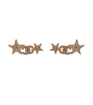 CHANEL Coco Marke Stern Ohrringe 61628 157398531