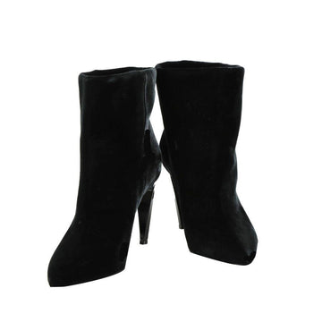 SAINT LAURENT ベルベットブーツ 14457 157401059 [P]