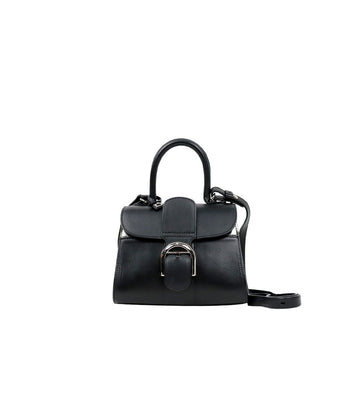 DELVAUX Schwarze Brilliance 2WAY Tasche 61791 157408441