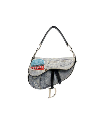 DIOR Denim Sattel Tasche 62209 157408446