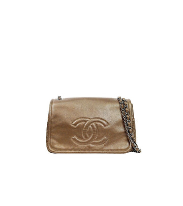 CHANEL Bronze Gold Big CC Chain Shoulder Bag 62049 157408451
