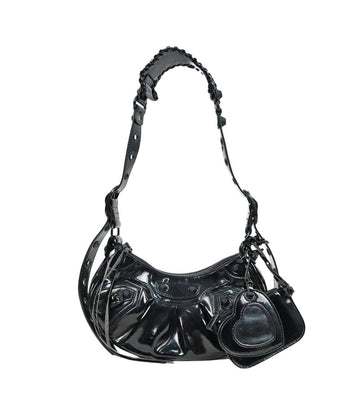 BALENCIAGA XS schwarze Lackleder XS Le Cabas 62551 157408453