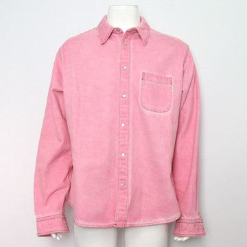 Marni Washed Cotton Denim Shirt for Men Pink CUJU0015A0 157412932