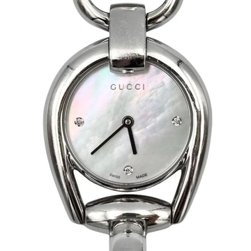 GUCCI Horseshoe-Diamant Stahl Uhr 139.5 9260891593 157414505