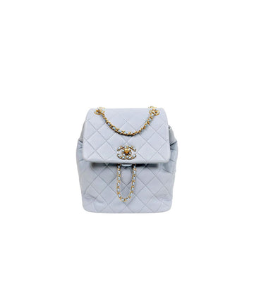 CHANEL ブルー 19 バックパック 60750 157414717