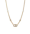 Dior Cubic Claire D Rune Gold Necklace 61794 157414864 [P]