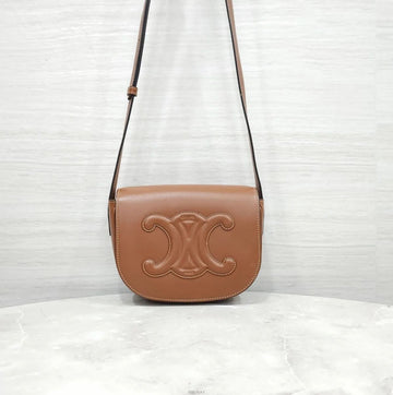 Celine Trionphe Polco Crossbody Bag Tan 198263DU3 157418151