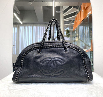 CHANEL ラグジュアリーバイ ボウリングバッグ トートバッグ ブラック 10番台 H072211 148576787 [P]