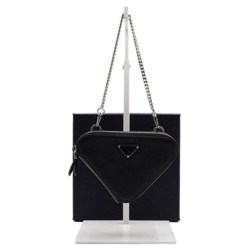 Prada Mini Pedal Saffiano Leather Pouch Shoulder Bag 1NR015 157429780
