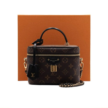 Louis Vuitton Vanity PM Monogram Tote Bag with Gold Chain Shoulder Bag Crossbody aa65022 157429829