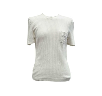 CHANEL Embroidered Short Sleeve Knit 76981 151515876