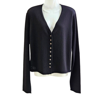 Chrome Hearts Cross Line Crystal Cashmere Cardigan 1QJNBMV6 155634468
