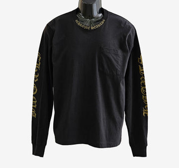 Chrome Hearts Unused Lettering Logo Long Sleeve T-Shirt M Black K7XNKV8T 157431722