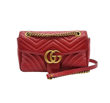 Gucci Marmont Matelassé Chain Shoulder Bag GUB091607 151516829
