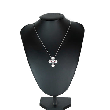 DAMIANI Byzantinische Krone Diamant Rubin Weißgold Halskette 14475 157434344
