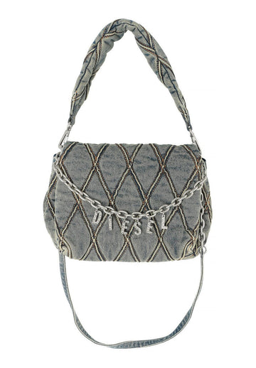 Diesel Charmd Shoulder M Bag Medium Blue X09596 P5570 HA001 137611134