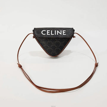 Celine Triangle Shoulder Bag Tan 157454562