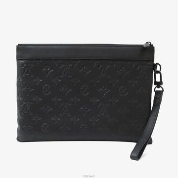 LOUIS VUITTON Poche Monogramm Shadow To Go Clutch M81570 157456860