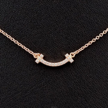 TIFFANY & CO Tiffany Diamond T Smile Halskette Mini 9268522909 157487173