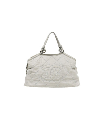 CHANEL Gray Big CC Wild Stitch 2WAY Bag 59913 157500630
