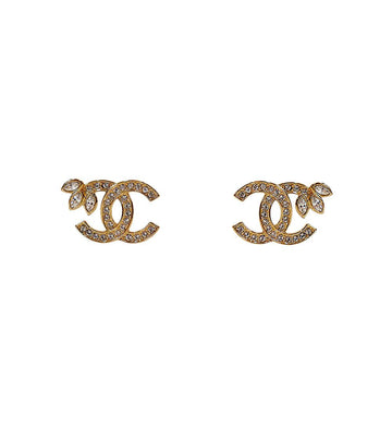 CHANEL Kristallblumenohrringe 61627 157503869