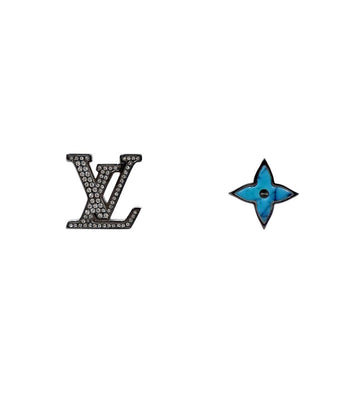 LOUIS VUITTON Türkisfarbene Cubic Ohrringe 61725 157504403