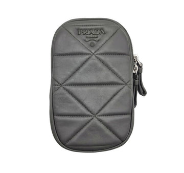 PRADA キルティングレザー携帯電話用クロスバッグ 150786983