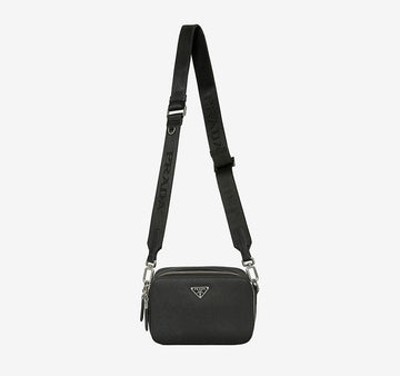 Prada Saffiano Leather Crossbody Bag Black 2VH070 151516718