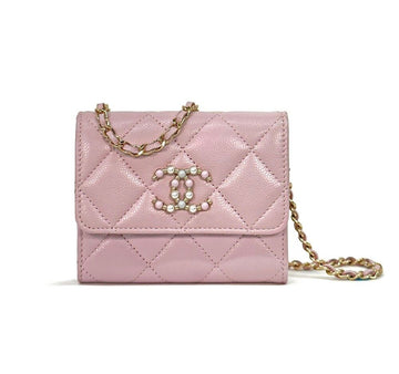 CHANEL CC AP2138 Perlen Wechselgeldbörse Caviar 30 B1227K342 151517141