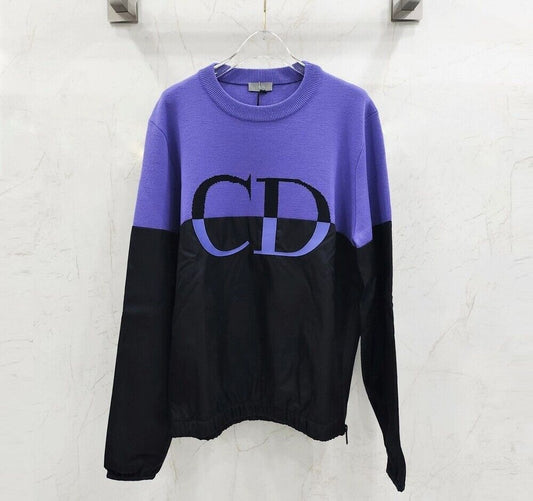 Dior Wool Nylon CD Logo Purple Knit 124798877