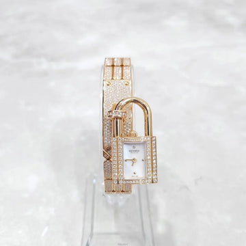 HERMES フルダイヤモンドケリー ミニウォッチ 16MM W056853WW00 157527328