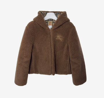 BURBERRY Fleece-Jacke 40 Dusty Camel 157530027