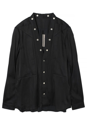 RICK OWENS シャツ ブラック RU01E5287 SCH 09 131113645