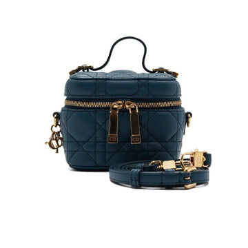 DIOR Navy Cannage Vanity Micro Schultertasche und Umhängetasche aa65176 157547841