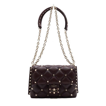 VALENTINO Candy Rockstud Mini Schultertasche mit Goldkette 65152 157547842