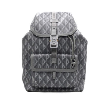 DIOR グレー CD ダイアモンド カーフスキン キャンバス ヒッドロー ド メンズ バックパック 1ESBA021CDP 157547880