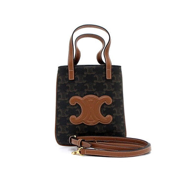 CELINE Trionf Mikro Cabas Tote Bag und Crossbody Bag 10N042GCE 157547881