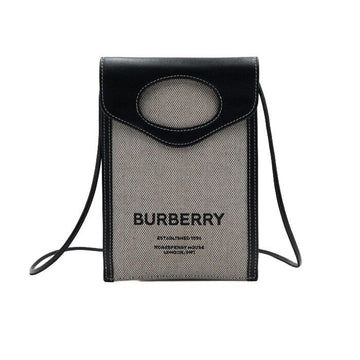 BURBERRY ホスフェリ キャンバス ポケット フォン ポーチ クロスバッグ aa65123 157547909